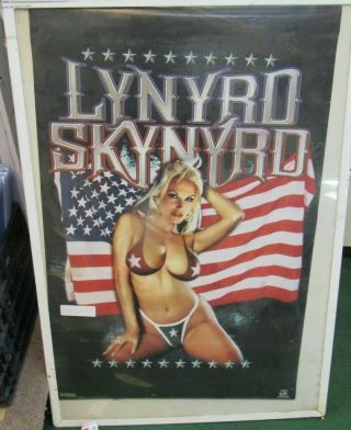 Lynyrd Skynyrd Poster 2006 Rare Vintage Collectible Oop Girl