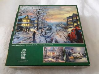 Ceaco Thomas Kinkade A Christmas Story 1000 Piece Puzzle Complete Rare 3