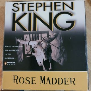 Rose Madder By Stephen King - Unabridged Audiobook On 14 Cds - Very Rare Edition