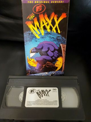 The Maxx Mtv The Series Vhs 1996 Rare Vhtf Very Good Cond