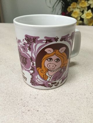 Vintage The Muppet Show “miss Piggy” Kiln Craft England Coffee Mug Rare