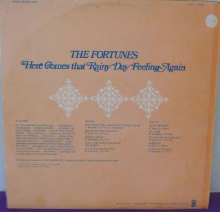 THE FORTUNES Here Comes That Rainy Day LP RARE AUSTRALIAN WRC NM Record Club 2