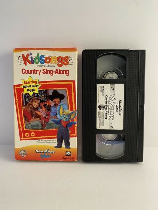 Kidsongs - Country Sing - Along (vhs,  2003) Educational Rare Oop