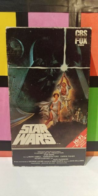 Star Wars (vhs) Rare 1984 Issue,  Not A Reissue