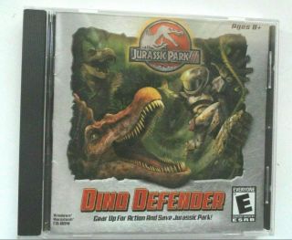 Jurassic Park Iii: Dino Defender Rare Pc Game (windows/mac,  2001)