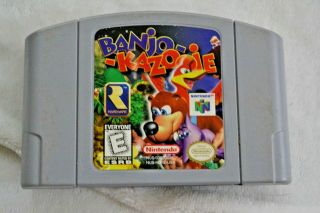 Banjo Kazooie For Nintendo 64,  N64,  Cartridge Only,  &