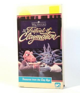 Will Vinton’s Best Of The Festival Of Claymation (vhs 1987) Gdc Rare Htf