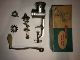 Vintage Rare Universal Food And Meat Chopper Unique Number 1
