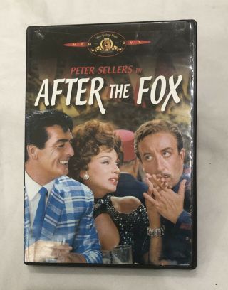 After The Fox Dvd Peter Sellers/britt Ekland/victor Mature Rare Mgm Usa S/h