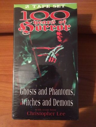 100 Years Of Horror: Ghosts And Phantoms,  Witches And Demons (vhs) Rare,  Oop