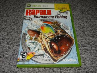 Rapala Tournament Fishing Rare Xbox 360 Game Complete Tested/working