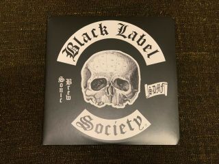 Rare White Black Label Society Sonic Brew Rcv070lp 2011 Uk Nm Insert Vinyl Lp