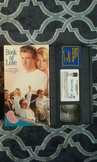 Book Of Love Vhs Rare Oop Chris Young - Keith Coogan - Awesome Rock N Roll Soun
