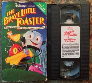 “the Brave Little Toaster” Vhs Disney Presents Rare Slipcase With Paper Label