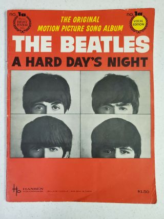 Rare 1964 The Beatles A Hard Day 