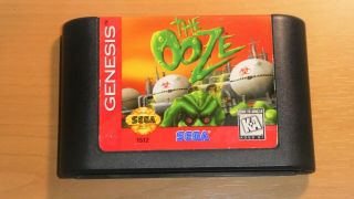 Authentic Rare The Ooze For Sega Genesis Mega Drive Cdx Nomad
