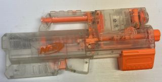 Rare Nerf N - Strike Limited Edition Clear Series Deploy Blaster
