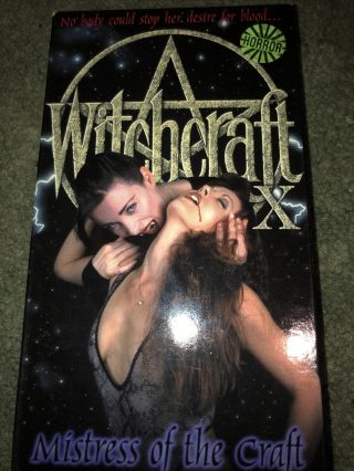 Witchcraft X Mistress Of The Craft 1999 Rare Horror Vhs