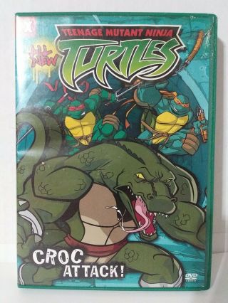Teenage Mutant Ninja Turtles Croc Attack (volume 12) Dvd Tmnt Rare
