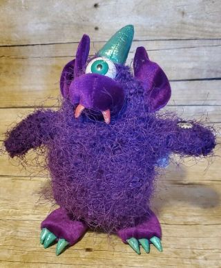 7”dandee One Eyed Horned Flying Purple People Eater Singing Dancing Monster Rare