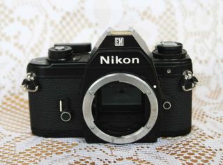Rare - Vintage - Nikon Em - Slr 35mm - Black - Camera Body Only