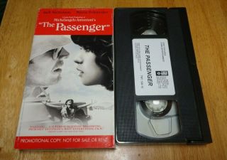 The Passenger (vhs,  1975) Jack Nicholson Thriller Rare Screener Promo Demo Tape