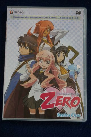 The Familiar Of Zero: Series One (dvd,  2010,  4 - Disc Set) - Rare