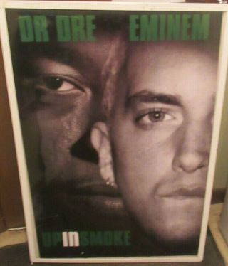 Eminem Dr.  Dre Rap Hip Hop Rare Poster The Chronic 2000