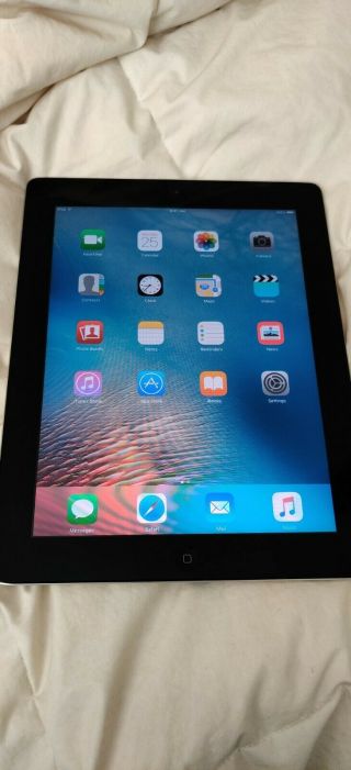 Rare Apple iPad 2 16GB,  Wi - Fi,  9.  7in - Black (MC954LL/A) 2