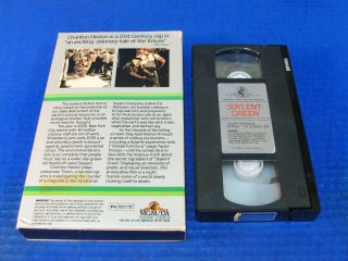 SOYLENT GREEN 1973 - VHS Charlton Heston MGM Big Box (Rare OOP) 2