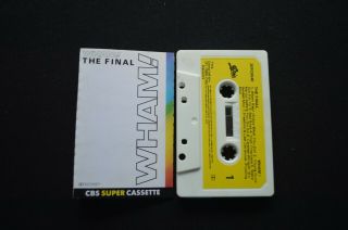 Wham The Final Rare Zealand Cassette Tape George Michael