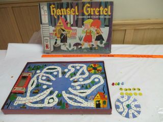 1950s Very Rare Hansel And Gretel Game By Lowell - 100 Complete Children
