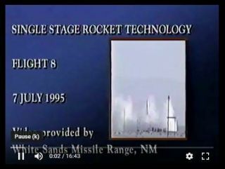 Rare Footage Of Delta Clipper Rocket Flight 8 (vhs)