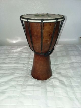 Very Rare John Deere Logo Collectible wood drum 3