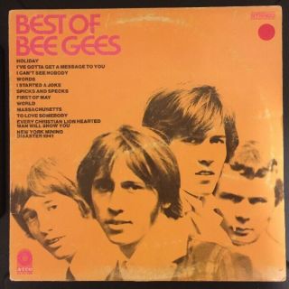Rare - The Bee Gees - Best Of The Bee Gees - Lp (1st Pressing) Vg,  /ex
