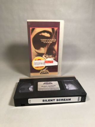 Silent Scream Vhs Rare Horror 1982 Media Home Entertainment Release