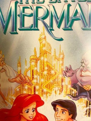 The Little Mermaid Banned Cover Rare Black Diamond Classic Walt Disney Vhs 913