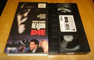 Reason To Die (vhs,  1990) Wings Hauser - Rare Serial Killer Thriller Unedited