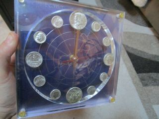 Silver Orbit Numismatic " Last Us Coinage " Marion Kay Clock Model.  14 Rare