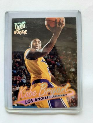 Kobe Bryant 1996 - 97 Fleer Ultra Rookie Card 52 Rare