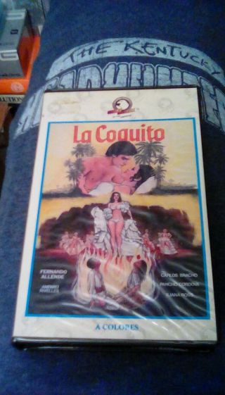 La Coquito Rare Mexican Cinema Eagle Video (1988) Vhs Iliana Ross Nudity Sleaze