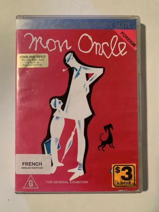 Mon Oncle (french) Jacques Tati - Dvd - Region All - Rare