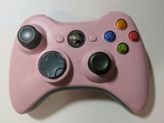 Official Xbox 360 Wireless Pink Controller Limited Edition Rare