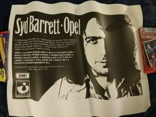 Syd Barrett B & W Poster Advertisement For Opel Rare 22 X 17 1/2
