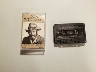 Don Williams - Greatest Hits Vol Iv - Rare Cassette Tape
