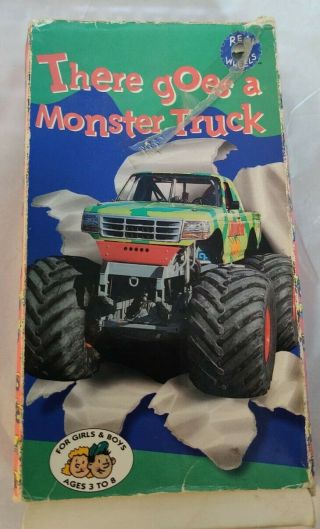 There Goes A Monster Truck (vhs 1995) - Rare Vintage Collectible - Ship N 24 Hr