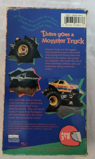 THERE GOES A MONSTER TRUCK (Vhs 1995) - RARE VINTAGE COLLECTIBLE - SHIP N 24 HR 2