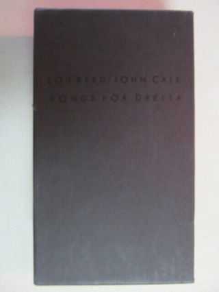 Lou Reed John Cale Songs For Drella Vhs Cassette Rare Promo Velvet Udnerground