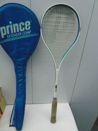 Prince Extender Comp Squash Racquet W/ Case/jacket (rare)