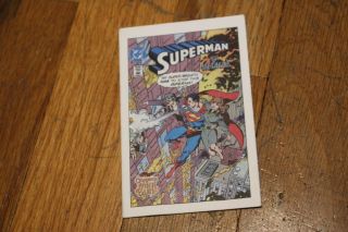1983 Superman Vs Metallo Kelloggs Cinnamon Mini Buns Giveaway Promo Comic Rare